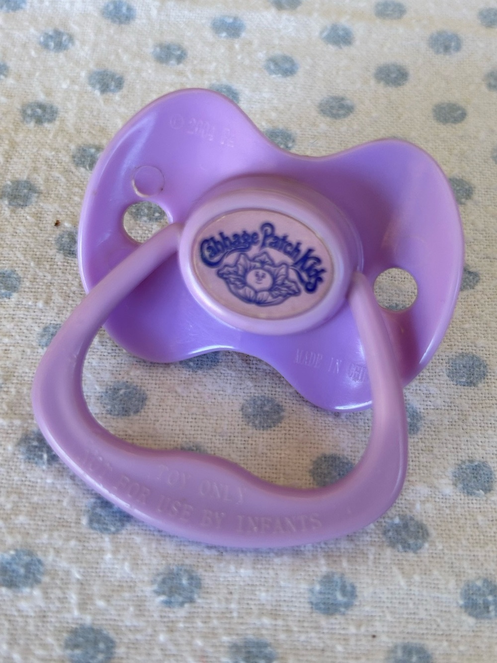 Cabbage Patch Kid Doll Soother